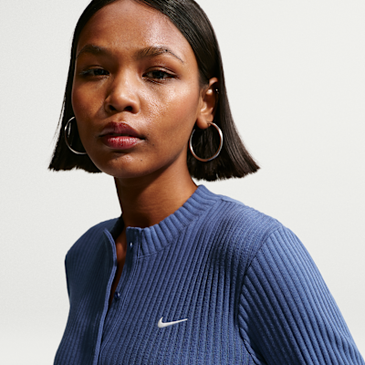 Nike Sportswear Chill Knit Women's Slim Wide-Ribbed Cardigan. Nike UK